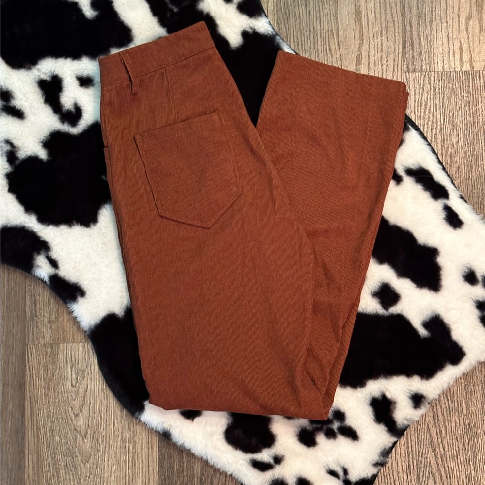 Corduroy rust colored pants